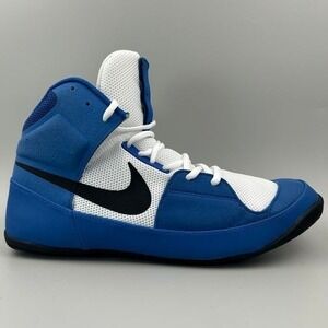 Nike Fury Men Size 13 Blue White Wrestling MMA Shoes AO2416-401 NEW